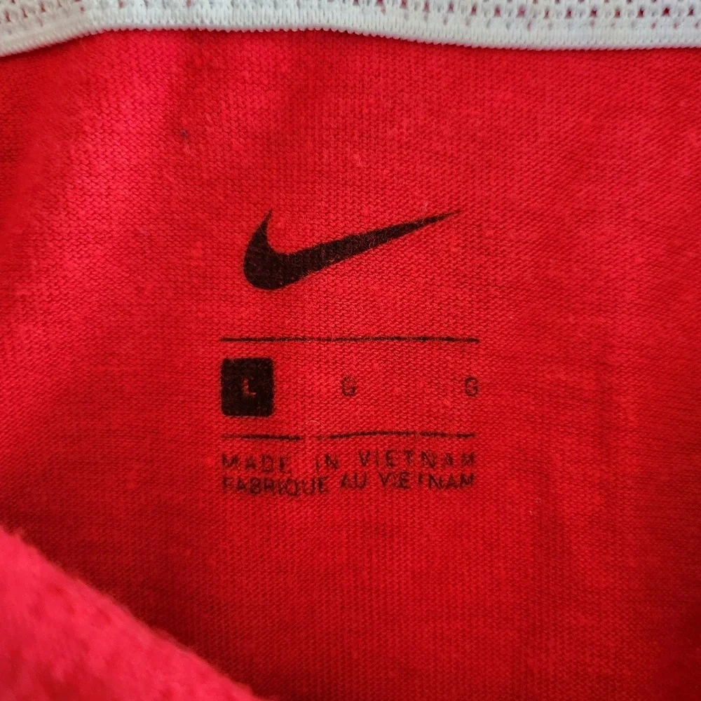 Nike Ohio State University Buckeyes‎ Golf Polo Shirt Men's Large Columbus Ohio